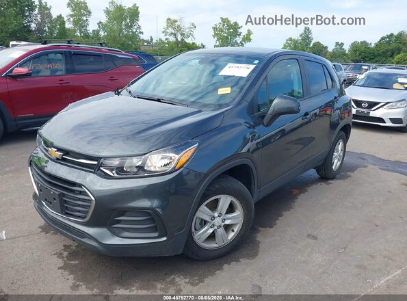 3GNCJNSB0LL179869 2020 CHEVROLET TRAX Gray Передня ліва чверть