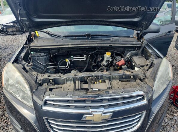 3GNCJNSB4GL257074 2016 CHEVROLET TRAX Gray Vista del compartimento del motor