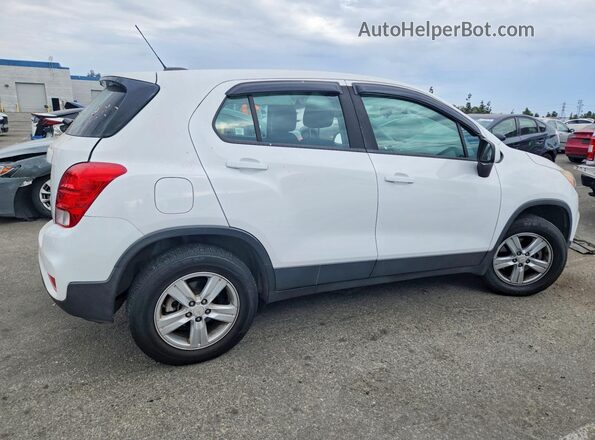 3GNCJNSB6JL218316 2018 CHEVROLET TRAX White Rear right