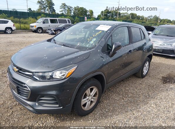 3GNCJNSB7LL126473 2020 CHEVROLET TRAX Gray Передня ліва чверть