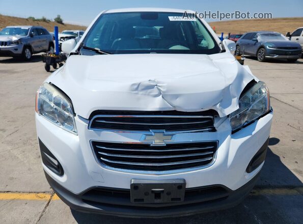 3GNCJNSB8GL272595 2016 CHEVROLET TRAX Белый Вид спереди