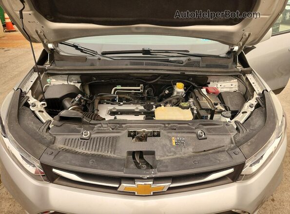 3GNCJNSBOKL238515 2019 CHEVROLET TRAX Silver Engine compartment view