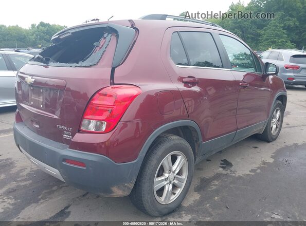 3GNCJPSB2GL125345 2016 CHEVROLET TRAX Burgundy Հետևի աջ