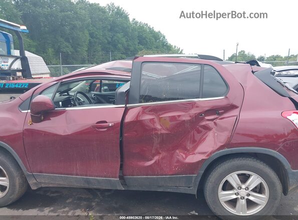 3GNCJPSB2GL125345 2016 CHEVROLET TRAX Burgundy Դիմացի տեսք