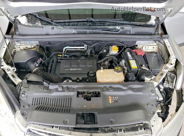 3GNCJPSB3GL221193 2016 CHEVROLET TRAX Серебряный Вид задней части салона