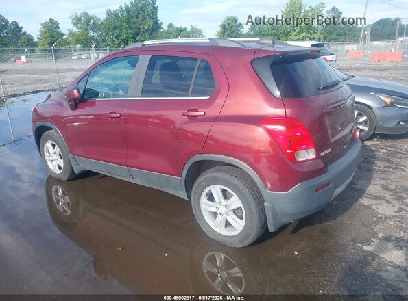 3GNCJPSB3GL223803 2016 CHEVROLET TRAX Burgundy Rear left