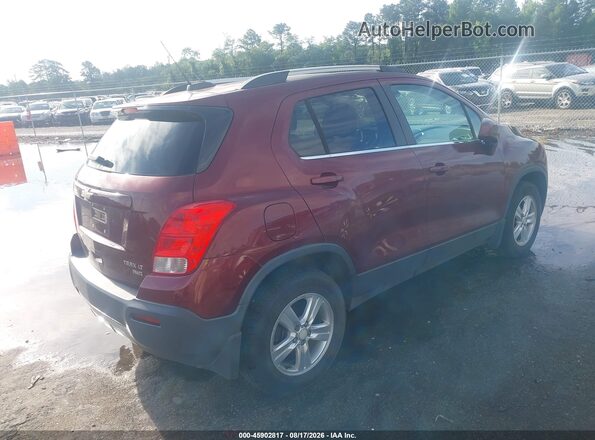 3GNCJPSB3GL223803 2016 CHEVROLET TRAX Burgundy Rear right