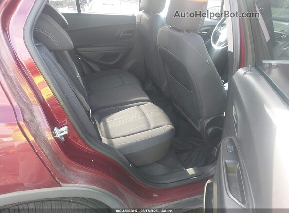 3GNCJPSB3GL223803 2016 CHEVROLET TRAX Burgundy VIN sticker view
