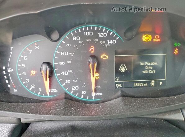 3GNCJPSB3HL177326 2017 CHEVROLET TRAX Orange Սարքավորումների վահանակի տեսք