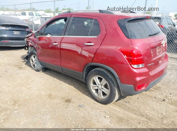 3GNCJPSB3JL151802 2018 CHEVROLET TRAX Burgundy Trasero izquierdo