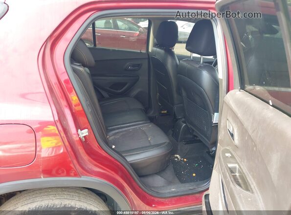 3GNCJPSB3JL151802 2018 CHEVROLET TRAX Burgundy Vista de la etiqueta del VIN