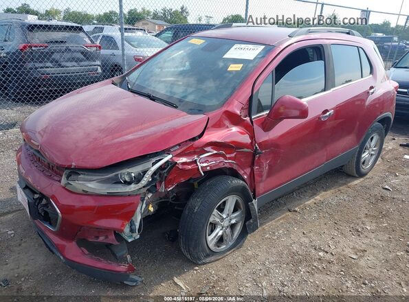 3GNCJPSB3JL151802 2018 CHEVROLET TRAX Burgundy Vista tres cuartos delantera izquierda