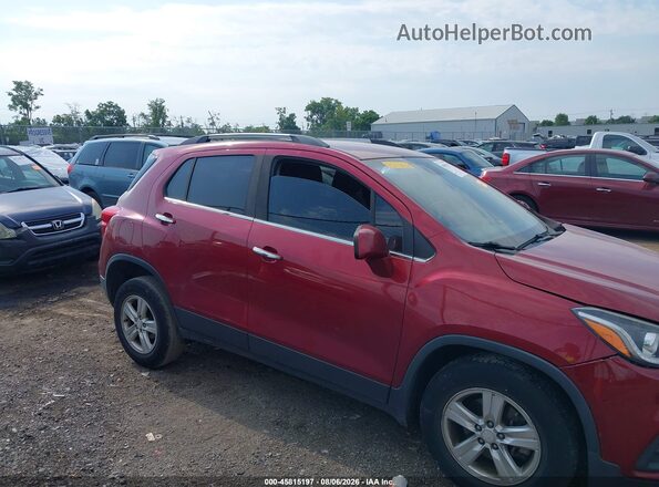 3GNCJPSB3JL151802 2018 CHEVROLET TRAX Burgundy Vista del cuadro de instrumentos