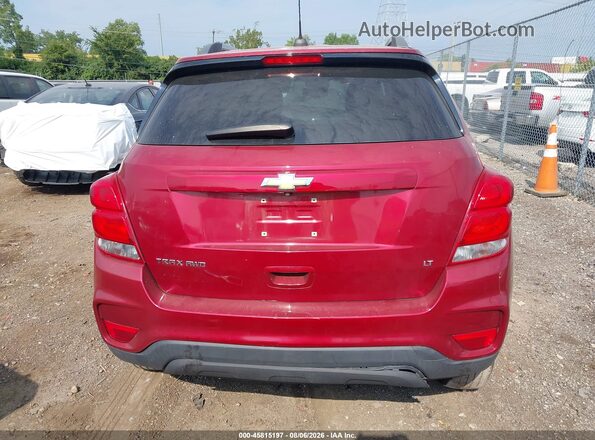 3GNCJPSB3JL151802 2018 CHEVROLET TRAX Burgundy 