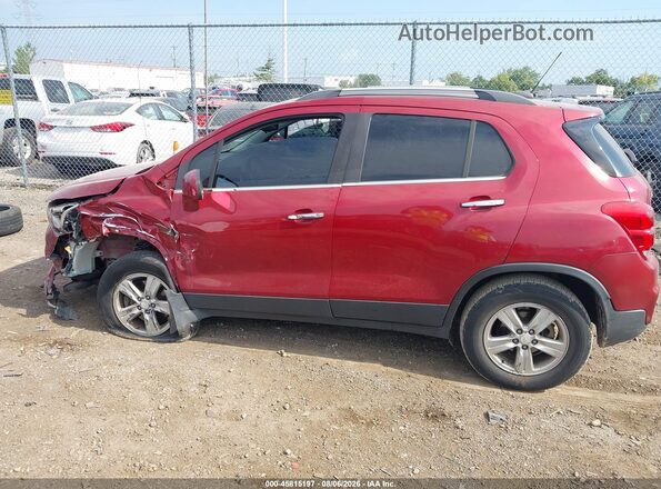 3GNCJPSB3JL151802 2018 CHEVROLET TRAX Burgundy Vista interior trasera