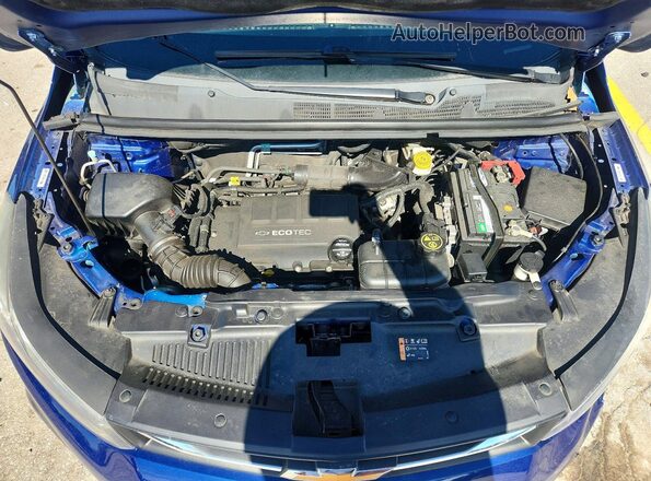 3GNCJPSB4HL152872 2017 CHEVROLET TRAX Синий Вид подкапотного пространства