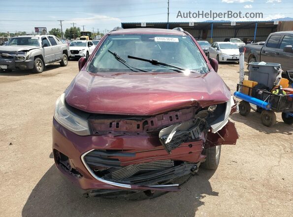 3GNCJPSB5HL197724 2017 CHEVROLET TRAX Burgundy Widok z przodu