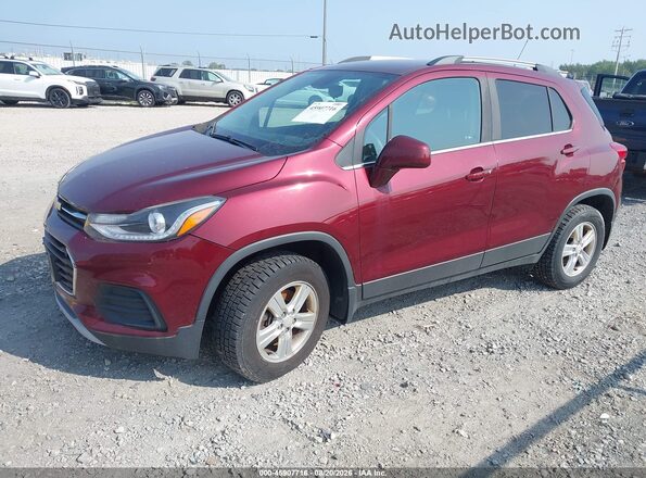 3GNCJPSB5HL272860 2017 CHEVROLET TRAX Красный Передняя левая четверть