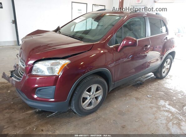 3GNCJPSB6GL243169 2016 CHEVROLET TRAX Red Առջևի ձախ երեք քառորդ տեսարան