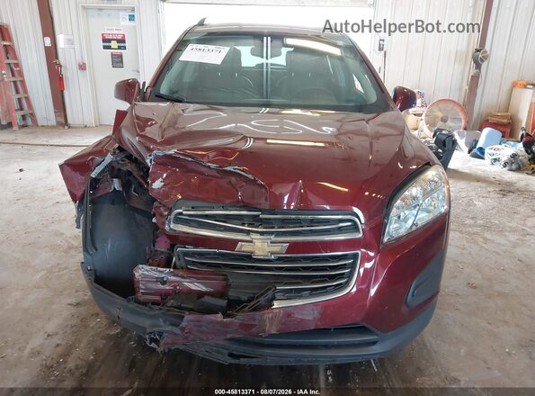 3GNCJPSB6GL243169 2016 CHEVROLET TRAX Red Սարքավորումների վահանակի տեսք