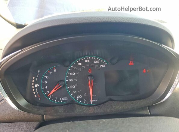 3GNCJPSB6LL112429 2020 CHEVROLET TRAX Blue Instrument cluster view