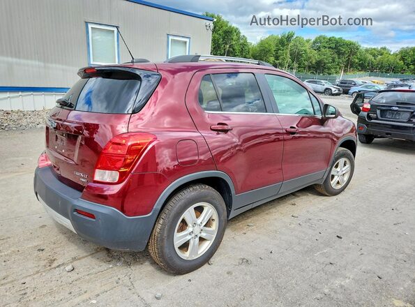3GNCJPSB7GL154520 2016 CHEVROLET TRAX Burgundy Tył prawy