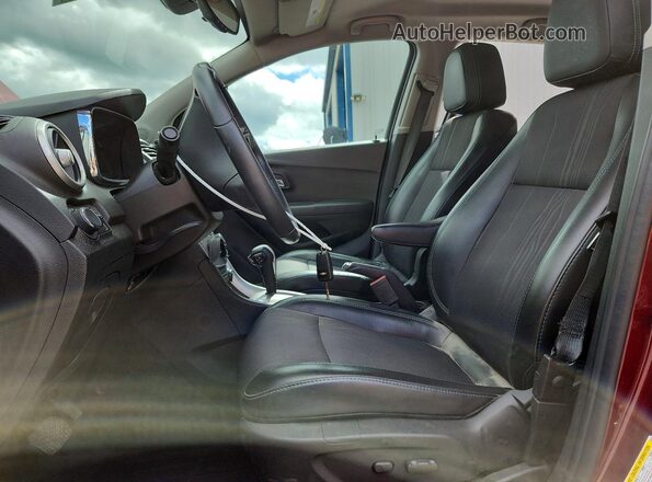 3GNCJPSB7GL154520 2016 CHEVROLET TRAX Burgundy Widok wnętrza z przodu