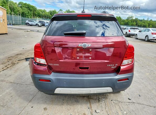 3GNCJPSB7GL154520 2016 CHEVROLET TRAX Burgundy Widok z tyłu