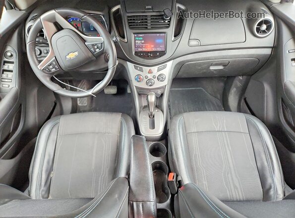 3GNCJPSB7GL154520 2016 CHEVROLET TRAX Burgundy Widok deski rozdzielczej