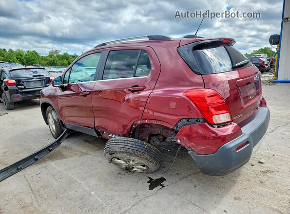 3GNCJPSB7GL154520 2016 CHEVROLET TRAX Burgundy Tył lewy