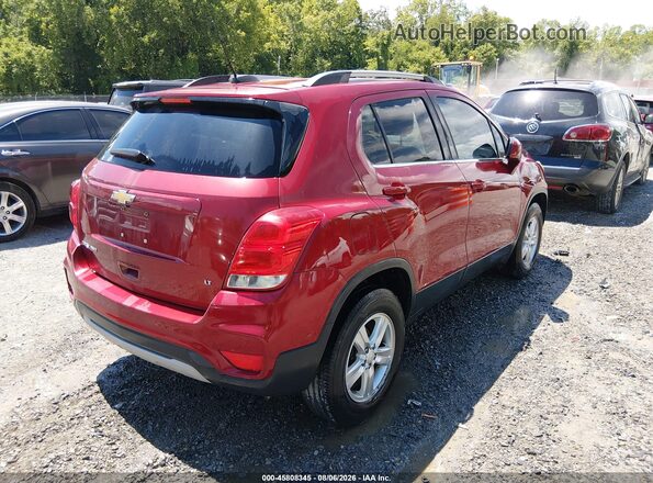 3GNCJPSB7JL378264 2018 CHEVROLET TRAX Бордовый Задняя правая четверть