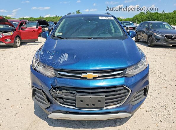 3GNCJPSB7KL384633 2019 CHEVROLET TRAX Blue წინა ხედი
