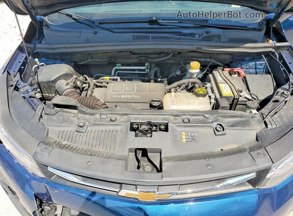 3GNCJPSB7KL384633 2019 CHEVROLET TRAX Blue ძრავის განყოფილების ხედი