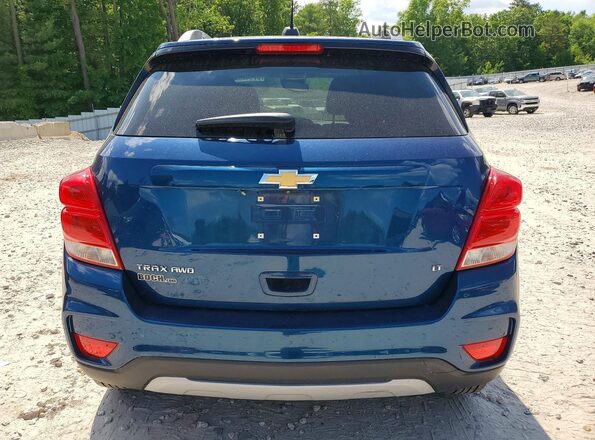 3GNCJPSB7KL384633 2019 CHEVROLET TRAX Blue უკანა ხედი