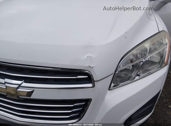 3GNCJPSB8GL160648 2016 CHEVROLET TRAX Белый Вид спереди