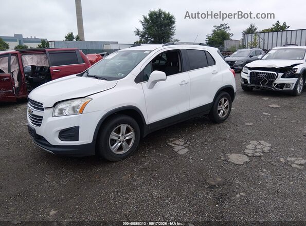 3GNCJPSB8GL160648 2016 CHEVROLET TRAX Белый Передняя левая четверть