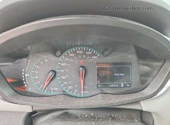 3GNCJPSB8KL144846 2019 CHEVROLET TRAX Blue Widok zestawu wskaźników