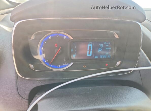 3GNCJPSB9GL178429 2016 CHEVROLET TRAX Charcoal Instrument cluster view