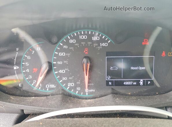 3GNCJPSB9LL178859 2020 CHEVROLET TRAX Серебряный Вид щитка приборов