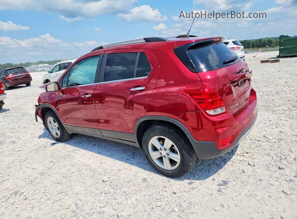 3GNCJPSBXJL385080 2018 CHEVROLET TRAX Burgundy Задня ліва чверть