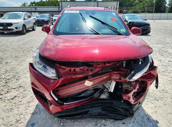 3GNCJPSBXJL385080 2018 CHEVROLET TRAX Burgundy Вид спереду