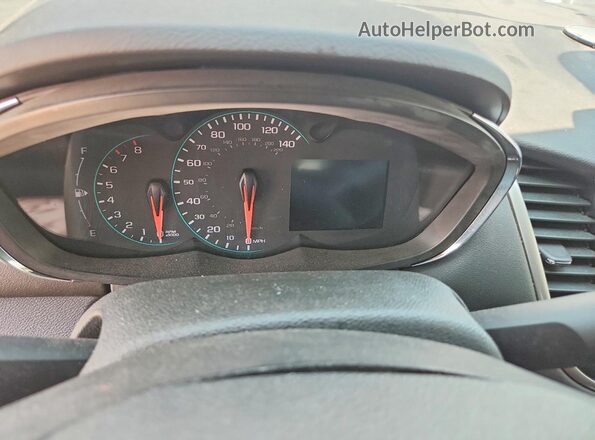 3GNCJPSBXJL385080 2018 CHEVROLET TRAX Burgundy Вид щитка приладів