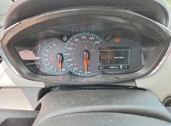 3GNCJPSBXLL152206 2020 CHEVROLET TRAX Charcoal Սարքավորումների վահանակի տեսք