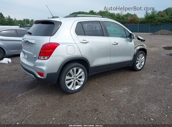 3GNCJRSB4JL287237 2018 CHEVROLET TRAX Silver Задня права чверть