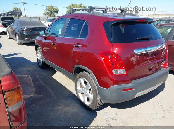 3GNCJRSB7GL121397 2016 CHEVROLET TRAX Red Հետևի ձախ