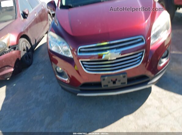 3GNCJRSB7GL121397 2016 CHEVROLET TRAX Red Սարքավորումների վահանակի տեսք