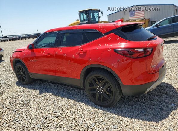 3GNKBBRA0LS596127 2020 CHEVROLET BLAZER Red Trasero izquierdo