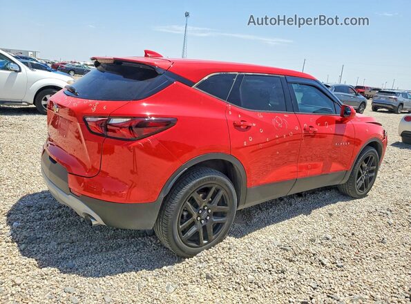 3GNKBBRA0LS596127 2020 CHEVROLET BLAZER Red Trasero derecho