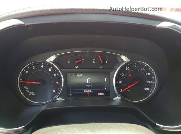 3GNKBBRA0LS596127 2020 CHEVROLET BLAZER Red Vista del cuadro de instrumentos