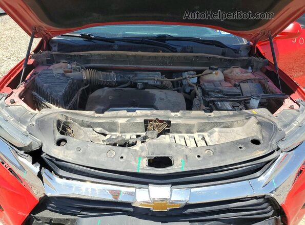 3GNKBBRA0LS596127 2020 CHEVROLET BLAZER Red Vista del compartimento del motor